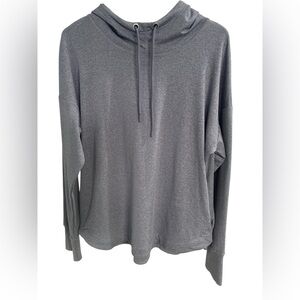 Danskin Gray Long-Sleeve Hoodie
